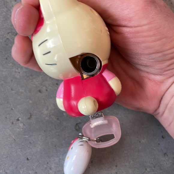 Vintage Sanrio Hello Kitty pink glitter cable bike lock Japan - Picture 10 of 12